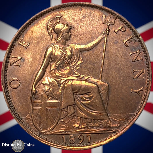 Great Britain 1897 Penny 1d GB6602