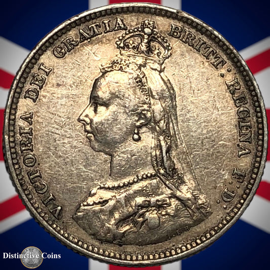 Great Britain 1887 British One Shilling GB0483