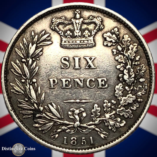 Great Britain 1851 Six Pence GB2598