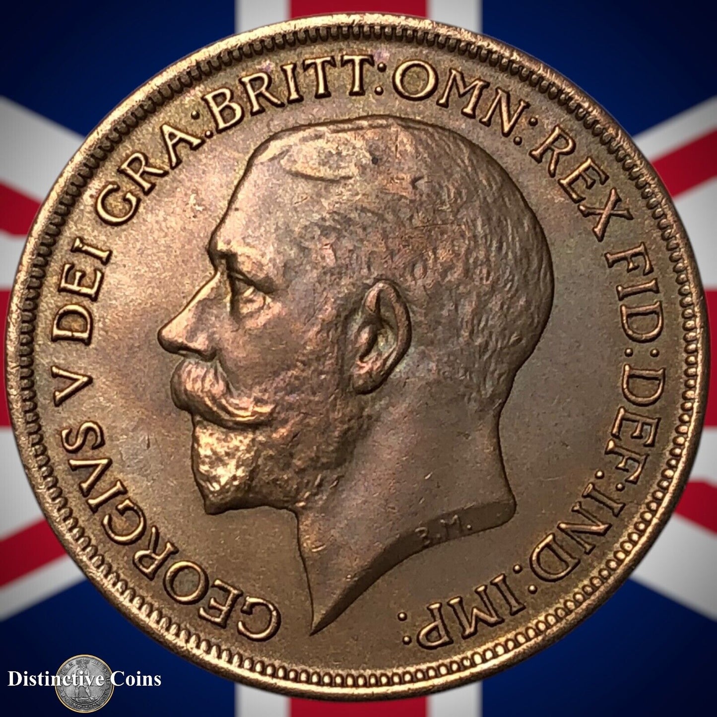 Great Britain 1917 Penny 1d GB6841