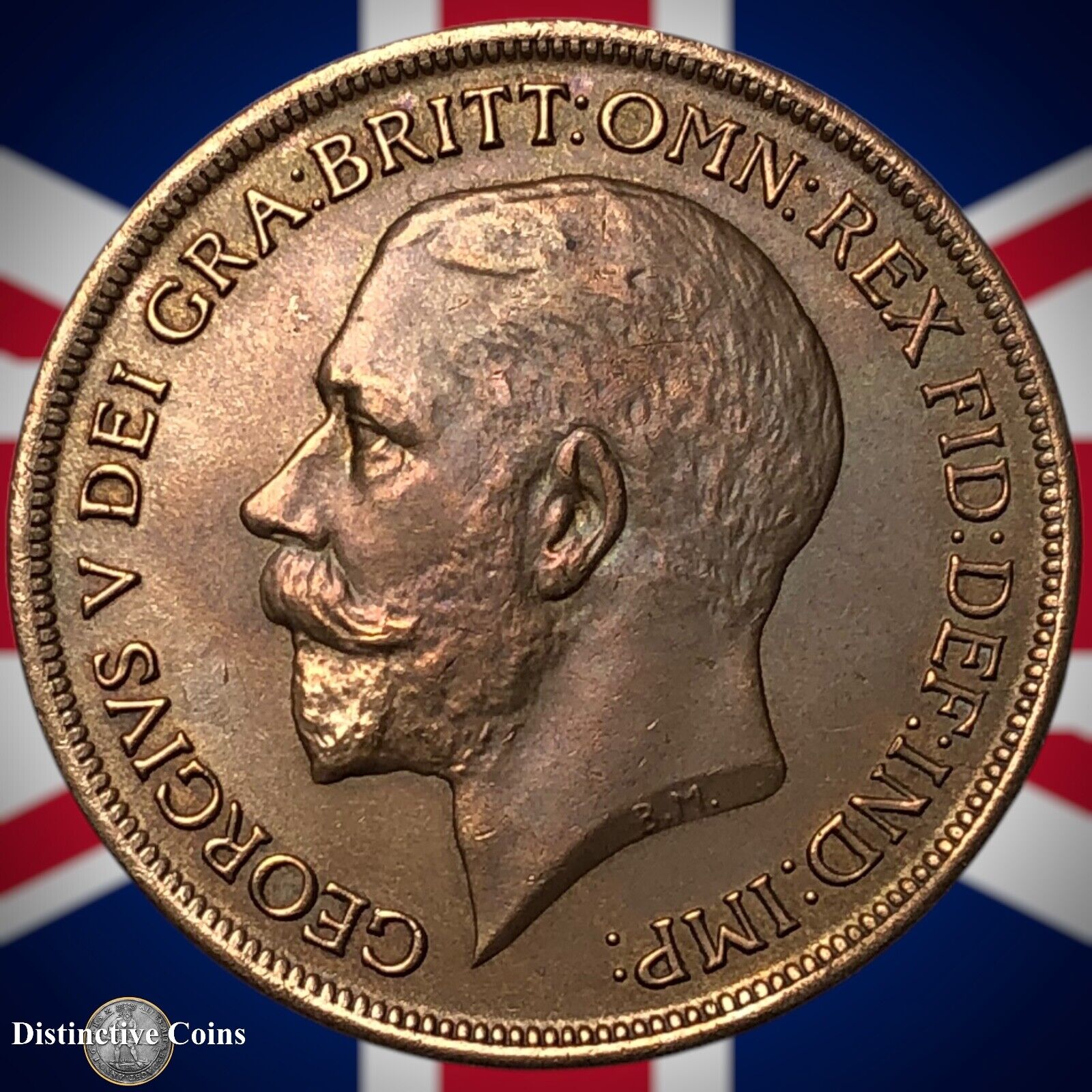 Great Britain 1917 Penny 1d GB6841