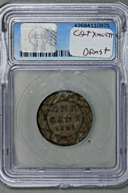 Canada 1906 1 Cent ICG MS 63 BN XE   S379