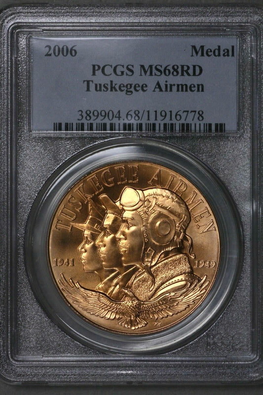 2006 Tuskegee Airmen Medal PCGS MS68 RD S520
