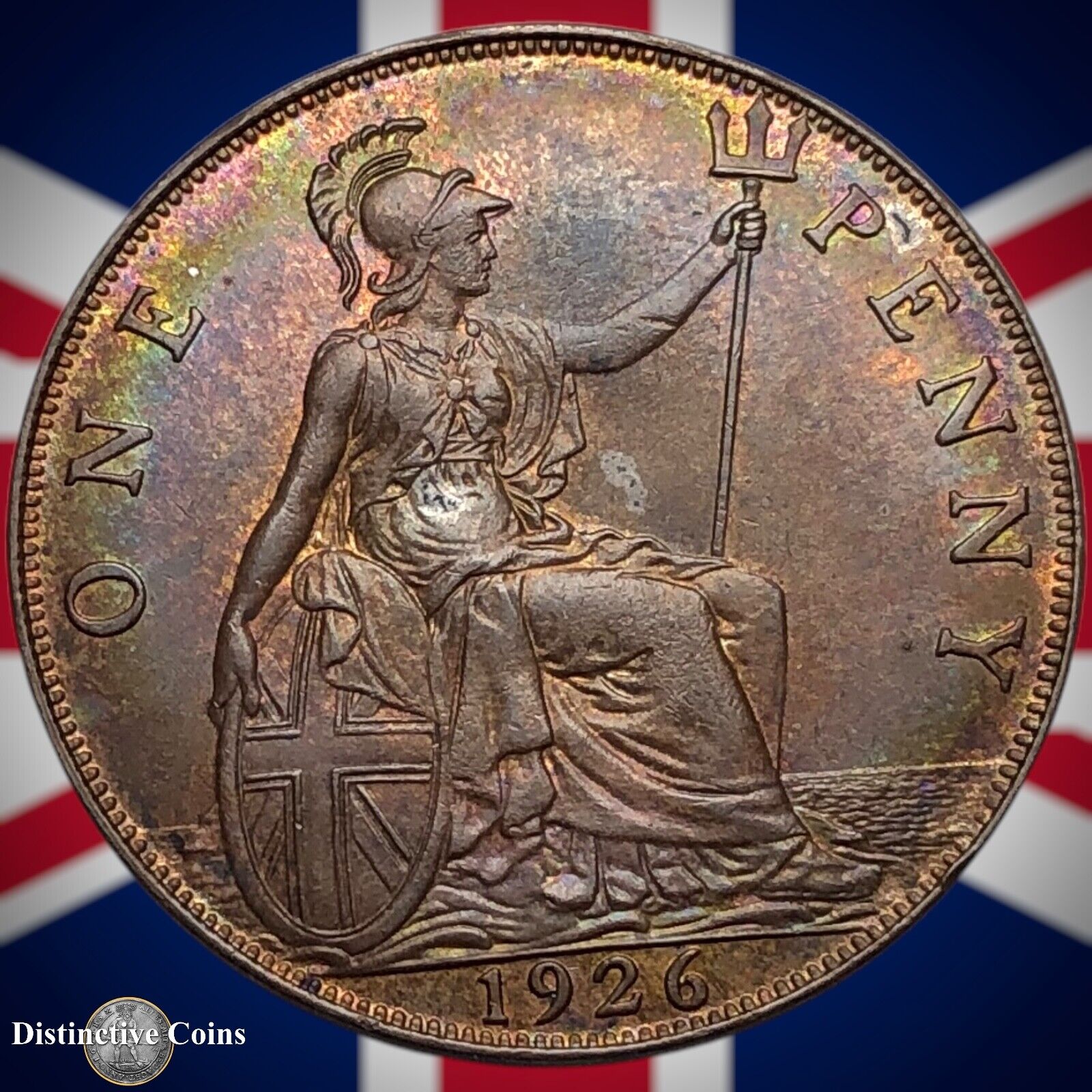 Great Britain 1926 Penny 1d GB7034