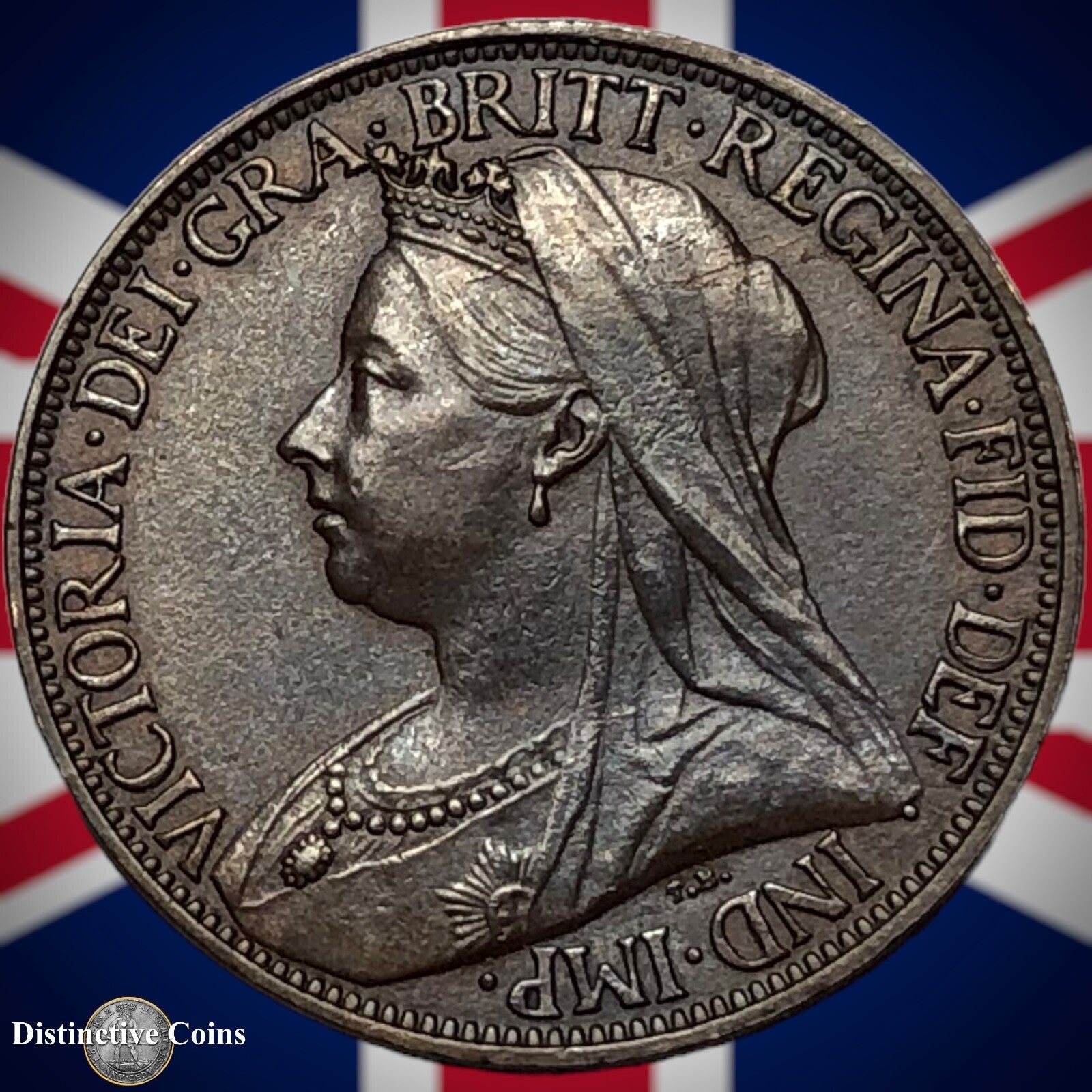 Great Britain 1900 Farthing 1/4d GB4472