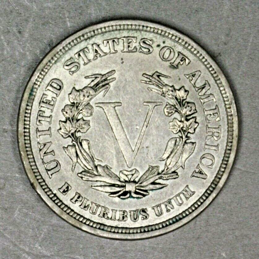 US 1883 Liberty Nickel No Cents  A3056