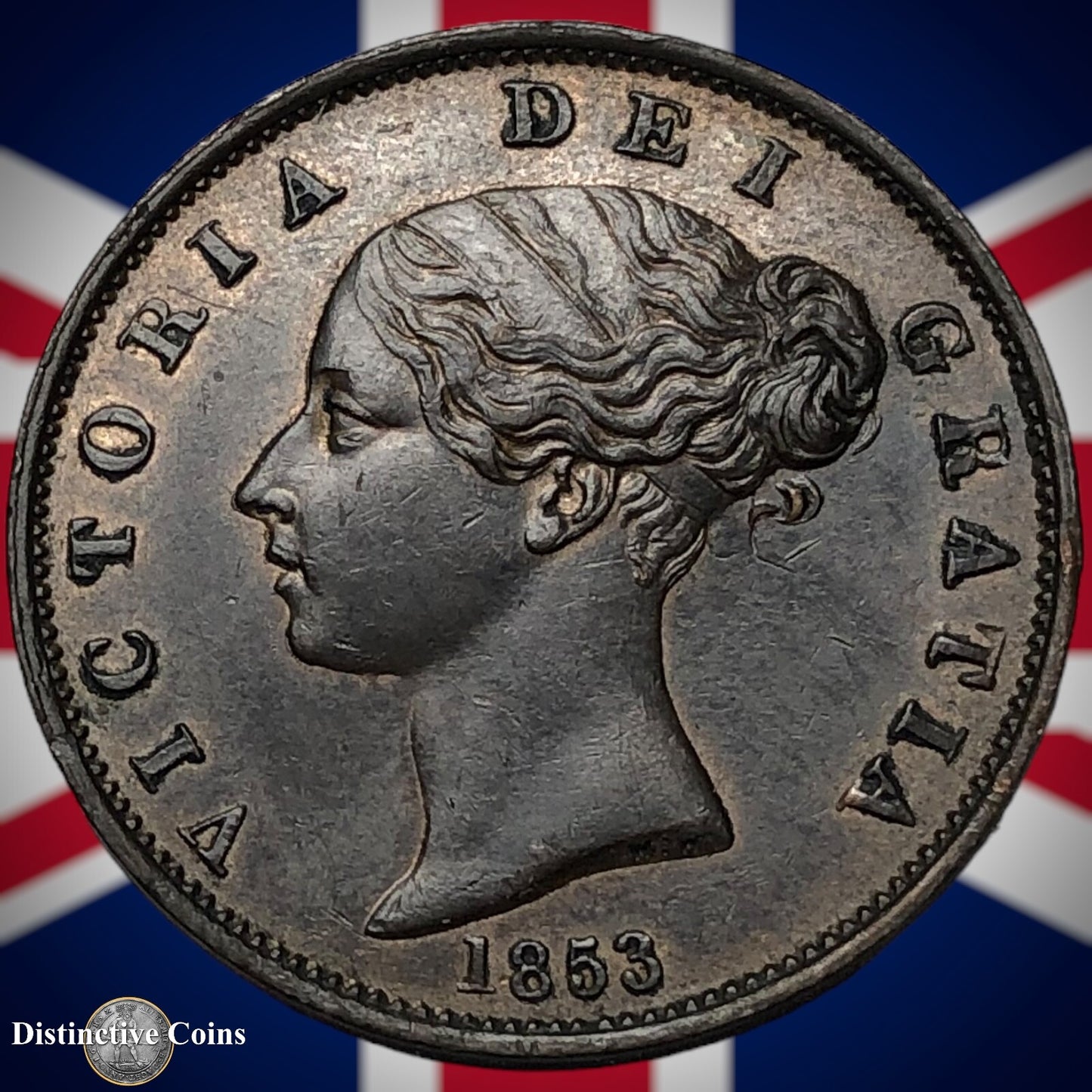 Great Britain 1853 Half Penny 1/2d GB5273