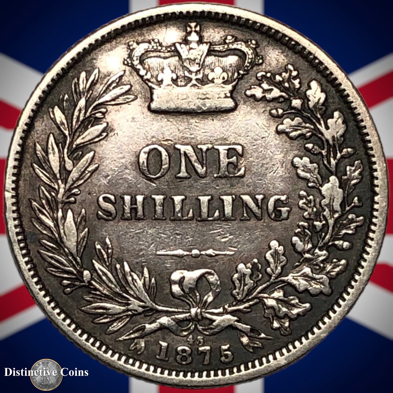 Great Britain 1875 British One Shilling GB0365
