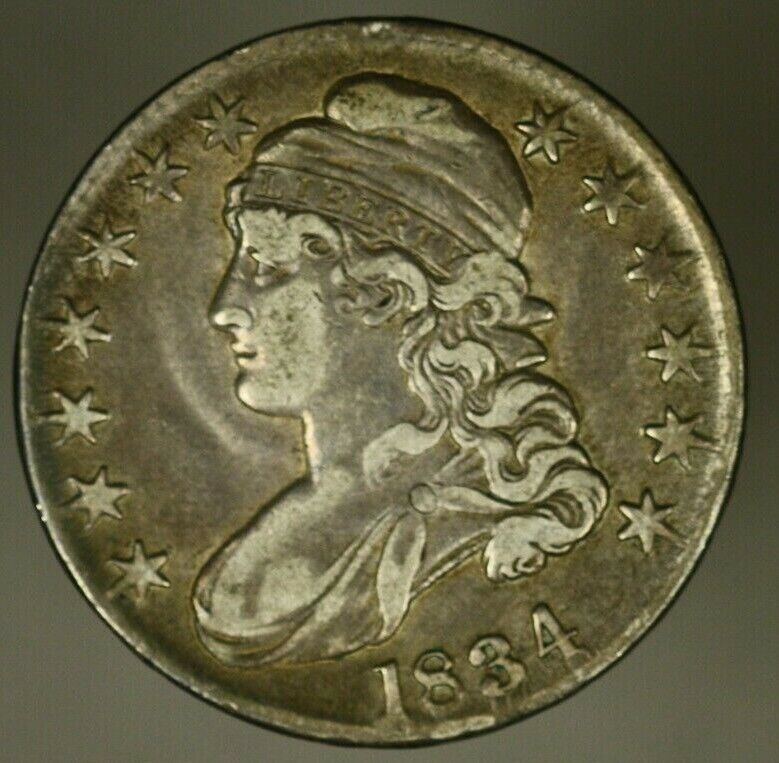USA Capped - Bust Half Dollar 1834   A1708