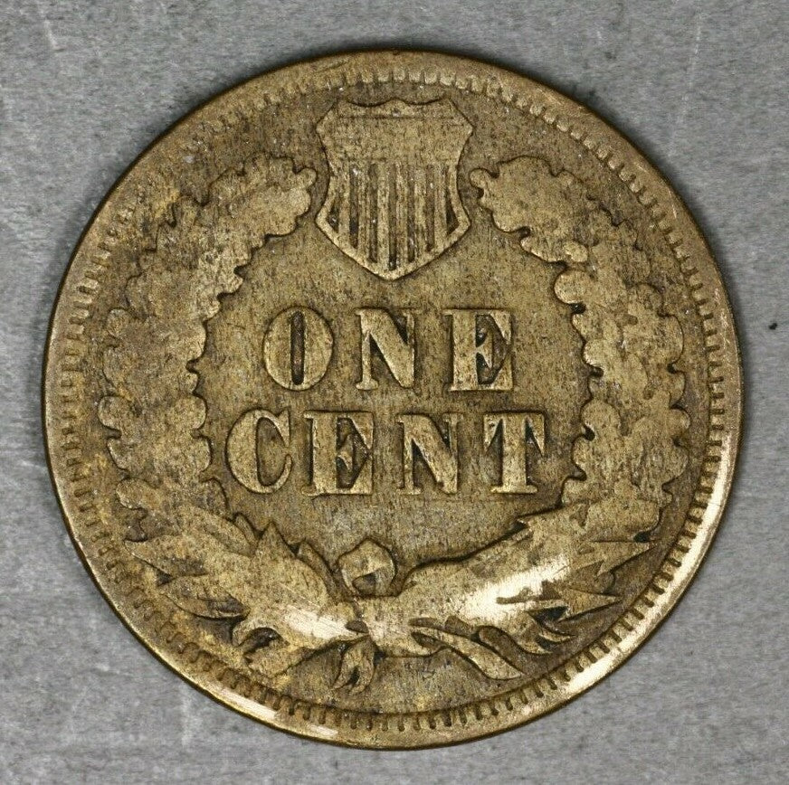 US 1874 Indian Head Penny Old Clean   A3097