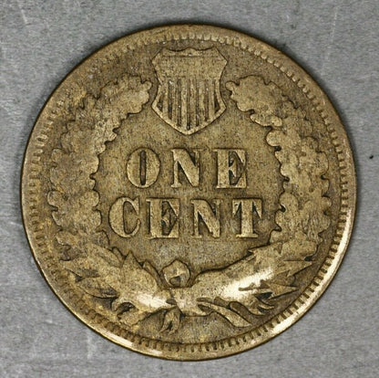 US 1874 Indian Head Penny Old Clean   A3097
