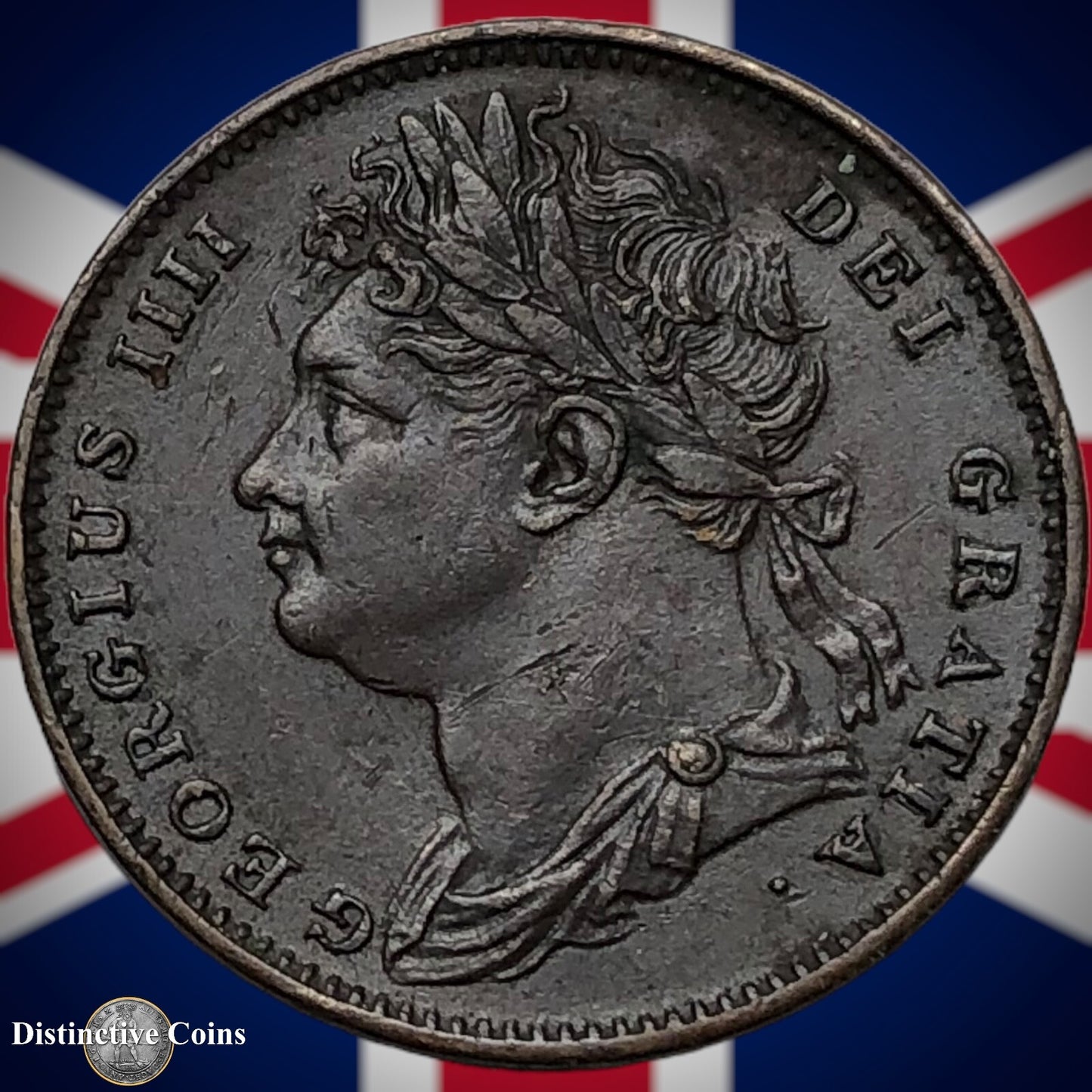 Great Britain 1822 Farthing 1/4d GB3248