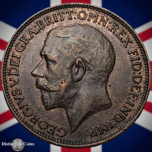 Great Britain 1923 Farthing 1/4d GB4774