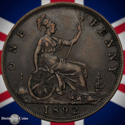 Great Britain 1892 Penny 1d GB6554