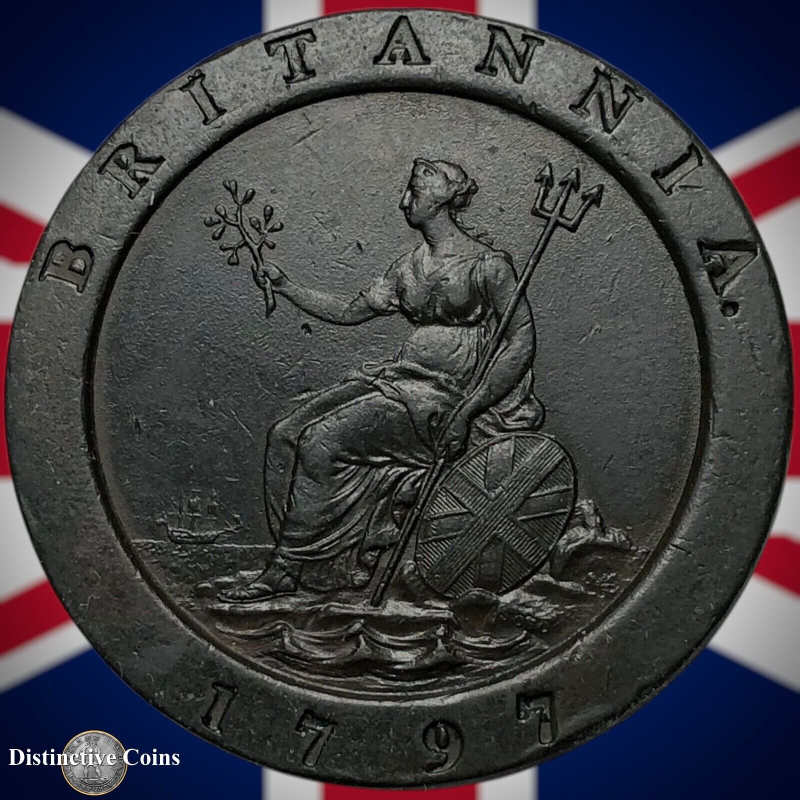 Great Britain 1797 Two Pence 2d GB7363