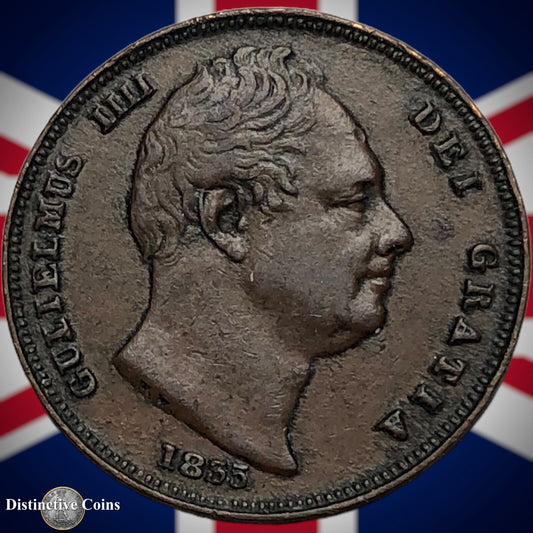 Great Britain 1835 Farthing 1/4d GB3381