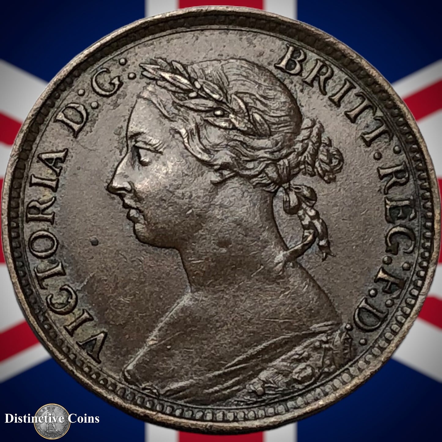 Great Britain 1893 Farthing 1/4d GB4352