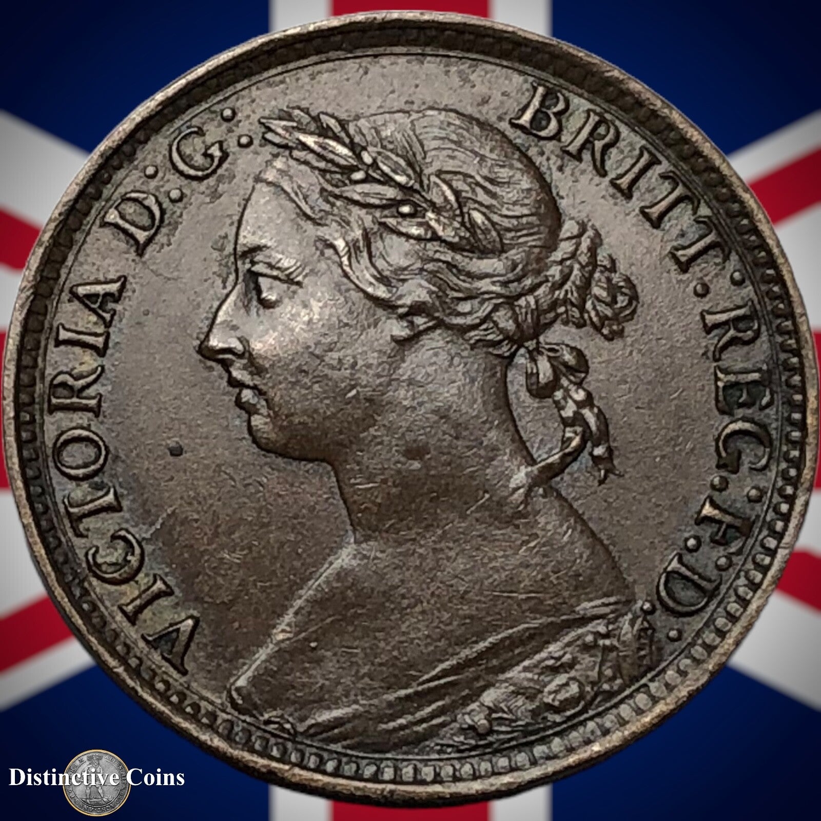 Great Britain 1893 Farthing 1/4d GB4352