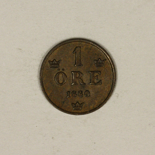 Sweden 1880 1 Ore