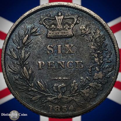 Great Britain 1834 Six Pence GB2569