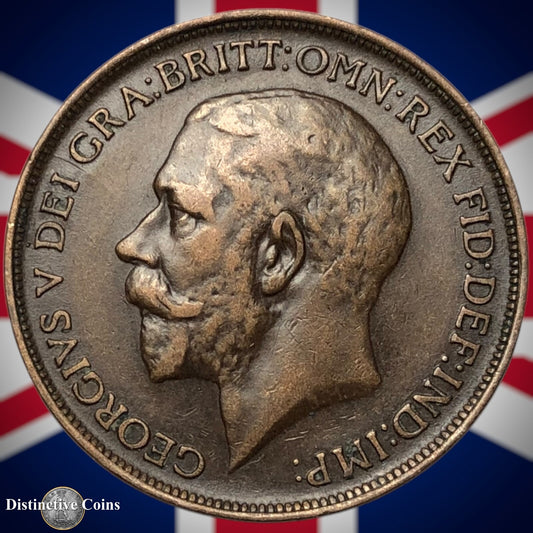 Great Britain 1912 H Penny 1d GB6785