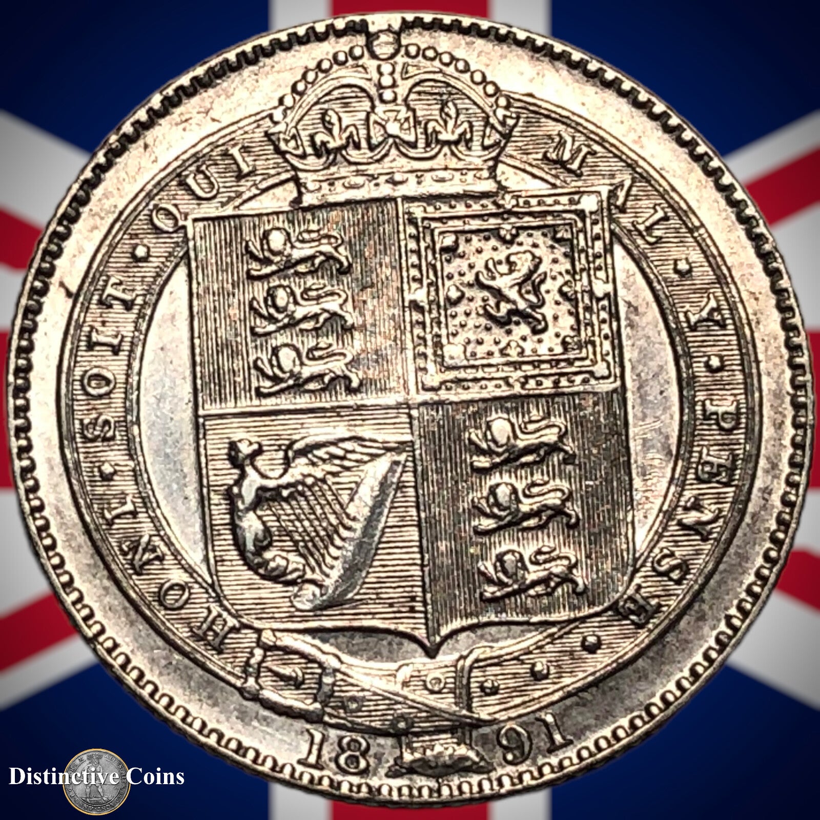 Great Britain 1891 British One Shilling GB0586