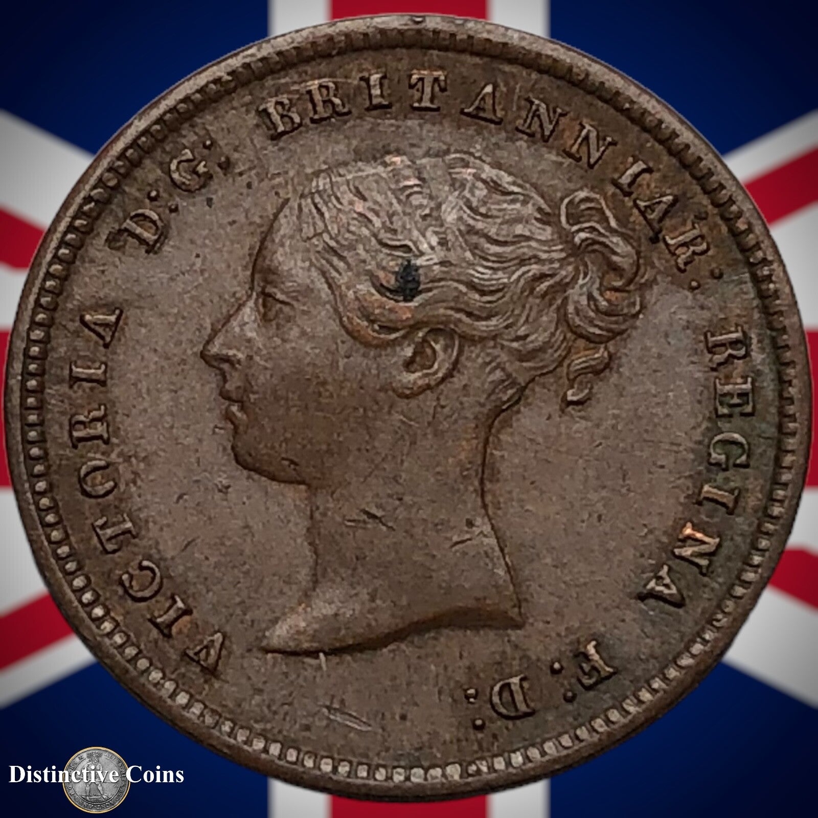 Great Britain 1844 Half Farthing 1/2 Penny GB3106