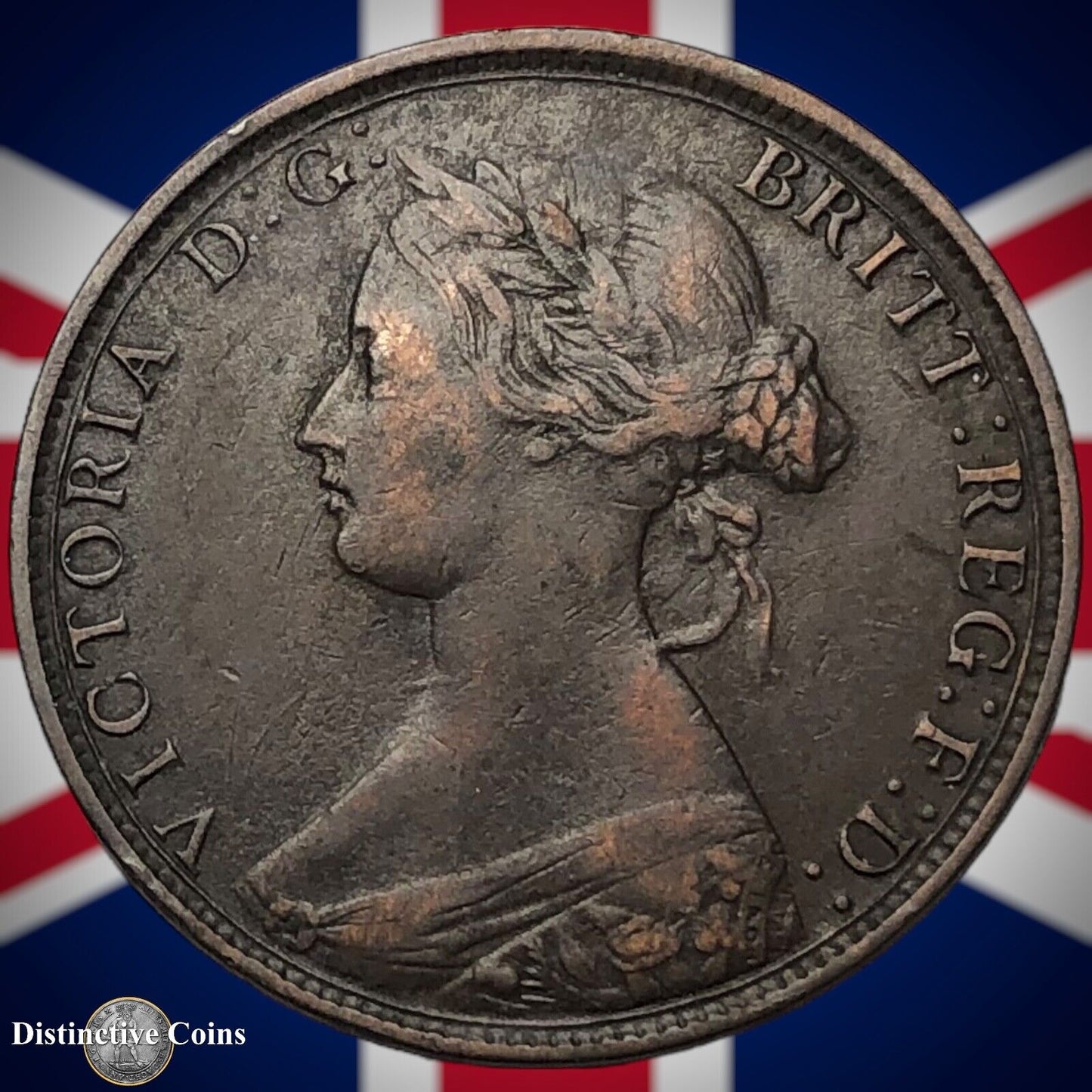 Great Britain 1862 Half Penny 1/2d GB5408