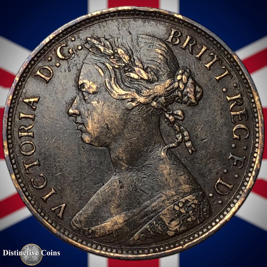 Great Britain 1876 H Half Penny 1/2d GB5523