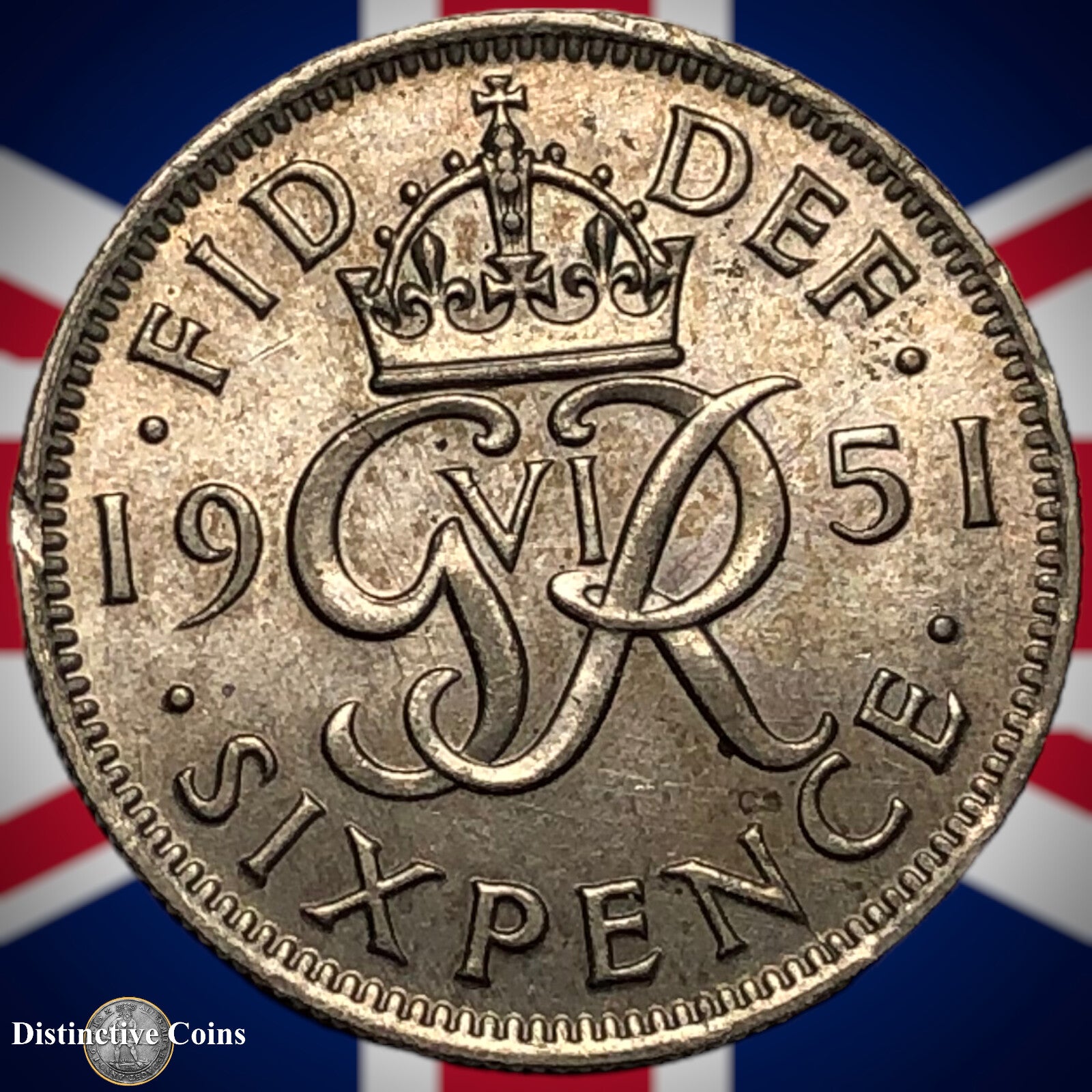 Great Britain 1951 Six Pence GB1774