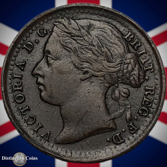 Great Britain 1885 Third Farthing 1/3 Penny GB3025