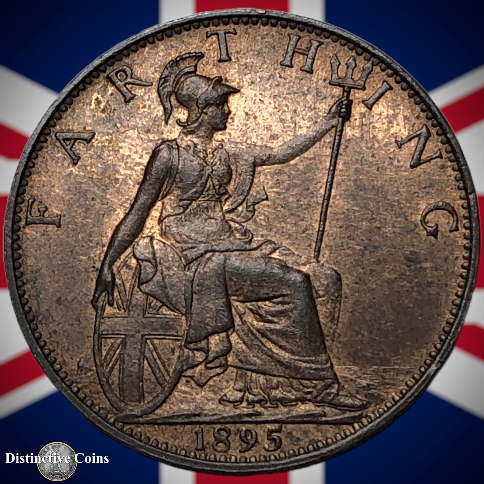 Great Britain 1895 Farthing 1/4d GB4411