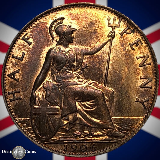 Great Britain 1906 Half Penny 1/2d GB5809