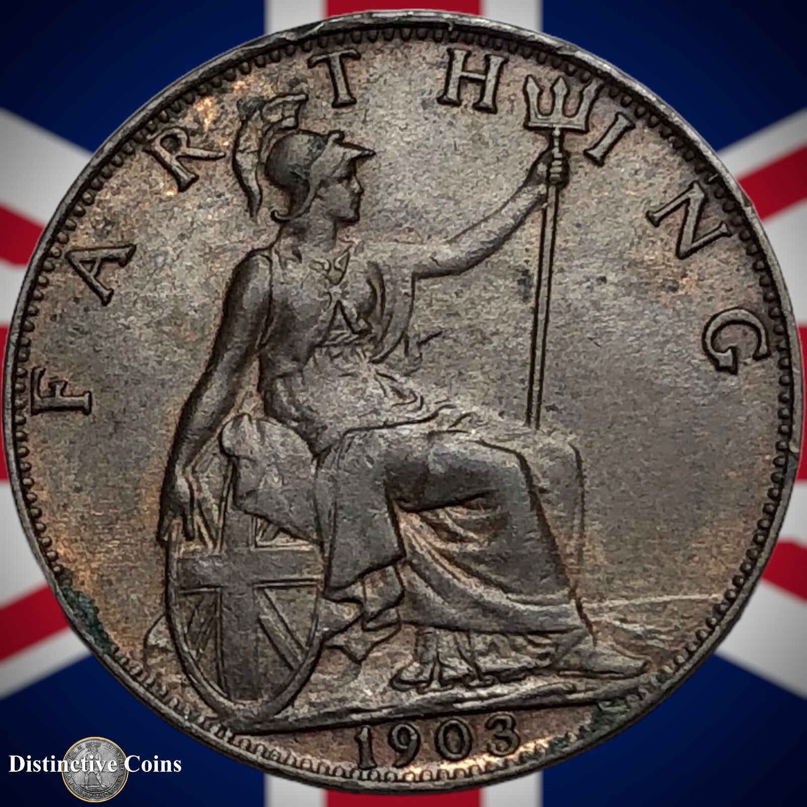 Great Britain 1903 Farthing 1/4d GB4524