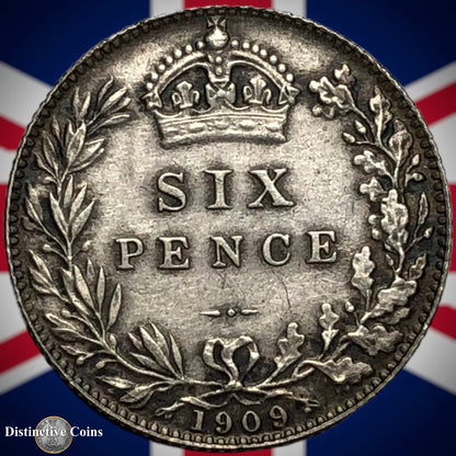 Great Britain 1909 Six Pence GB1553