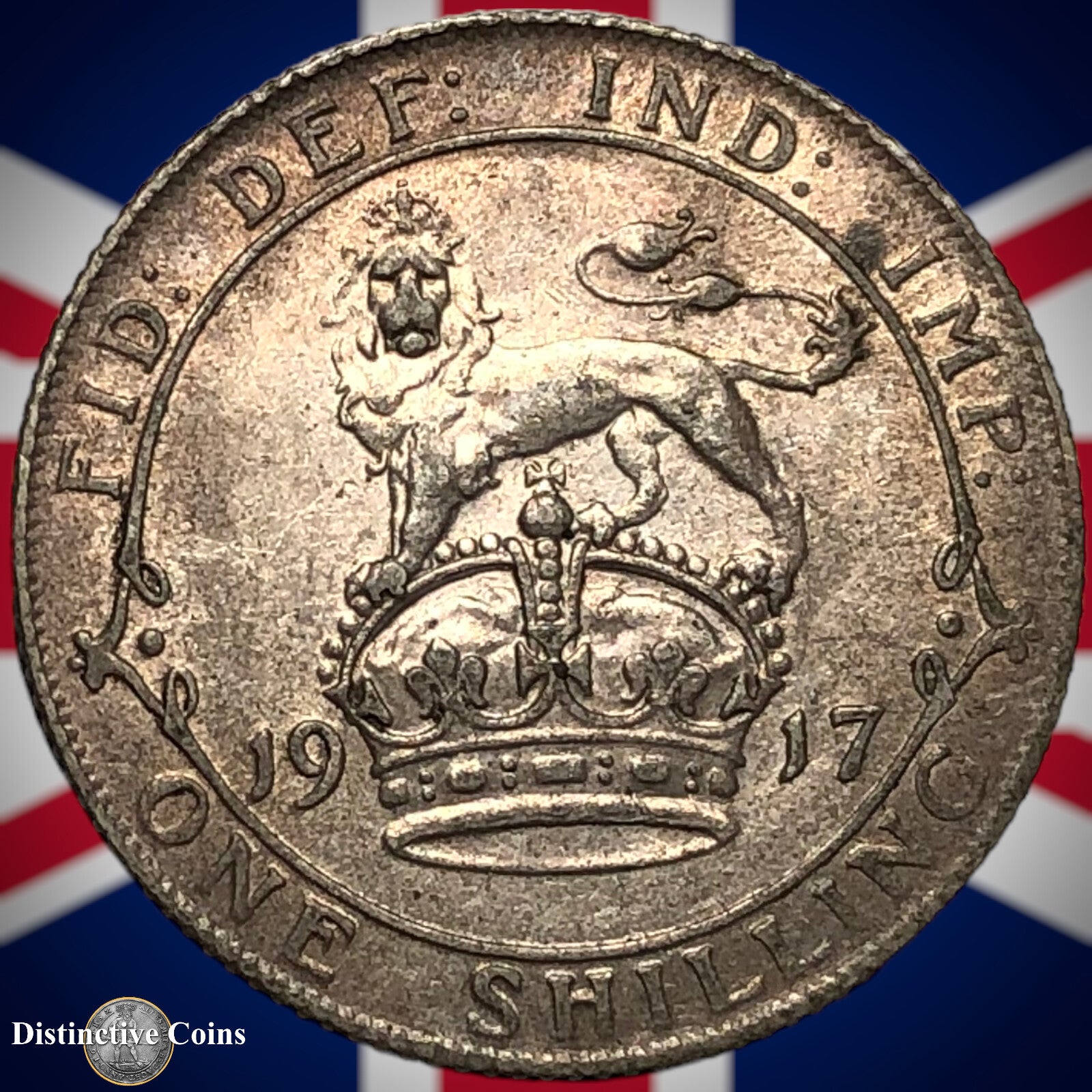 Great Britain 1917 One Shilling GB0992