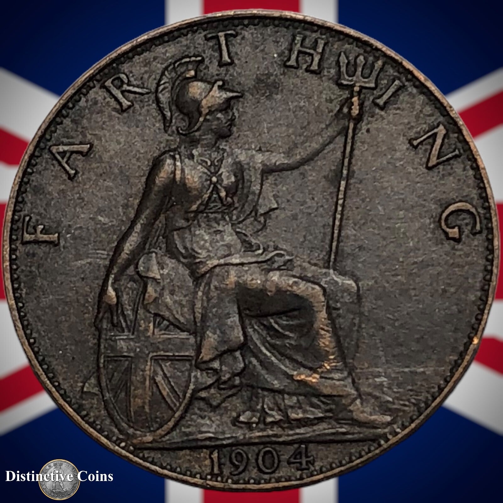 Great Britain 1904 Farthing 1/4d GB4545