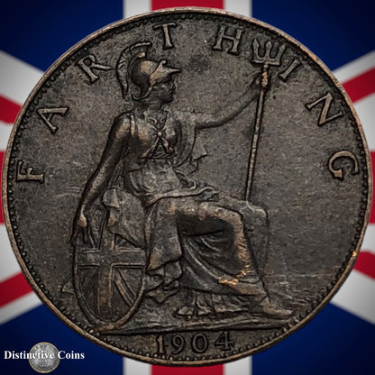 Great Britain 1904 Farthing 1/4d GB4545