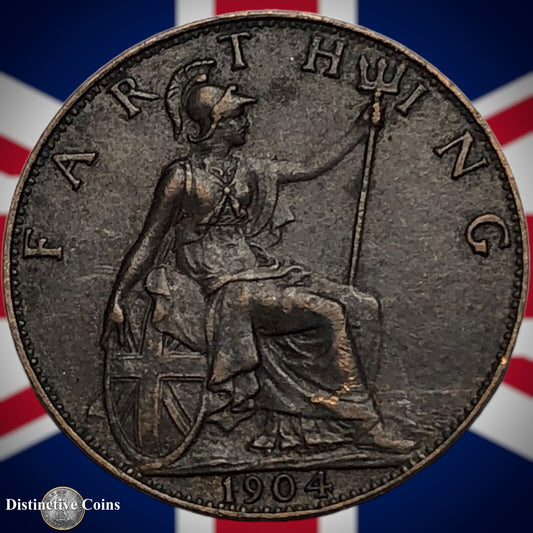 Great Britain 1904 Farthing 1/4d GB4545