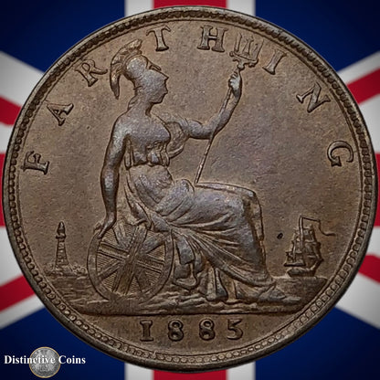 Great Britain 1885 Farthing 1/4d GB4154