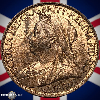 Great Britain 1895 Farthing 1/4d GB4415