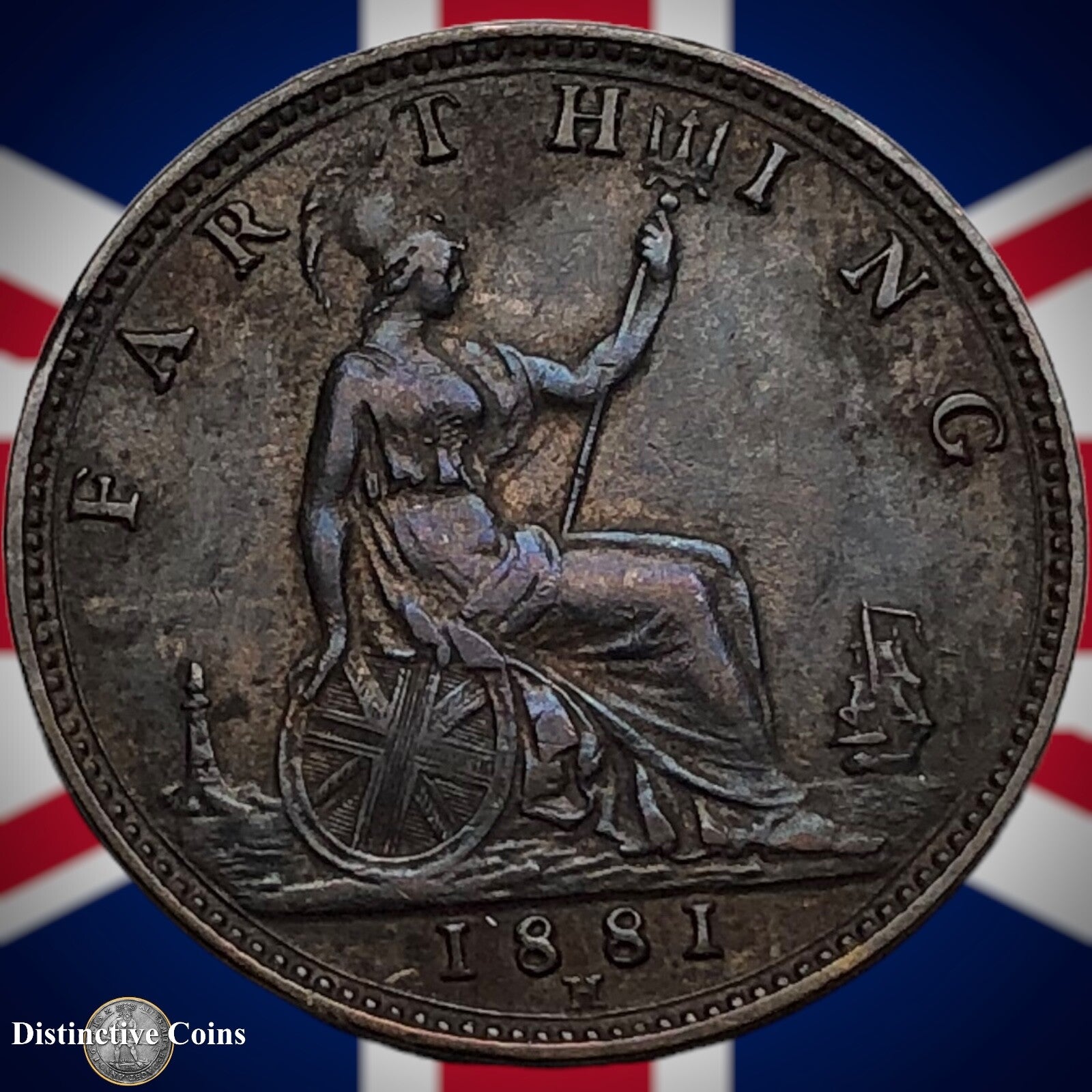 Great Britain 1881 H Farthing 1/4d GB3928