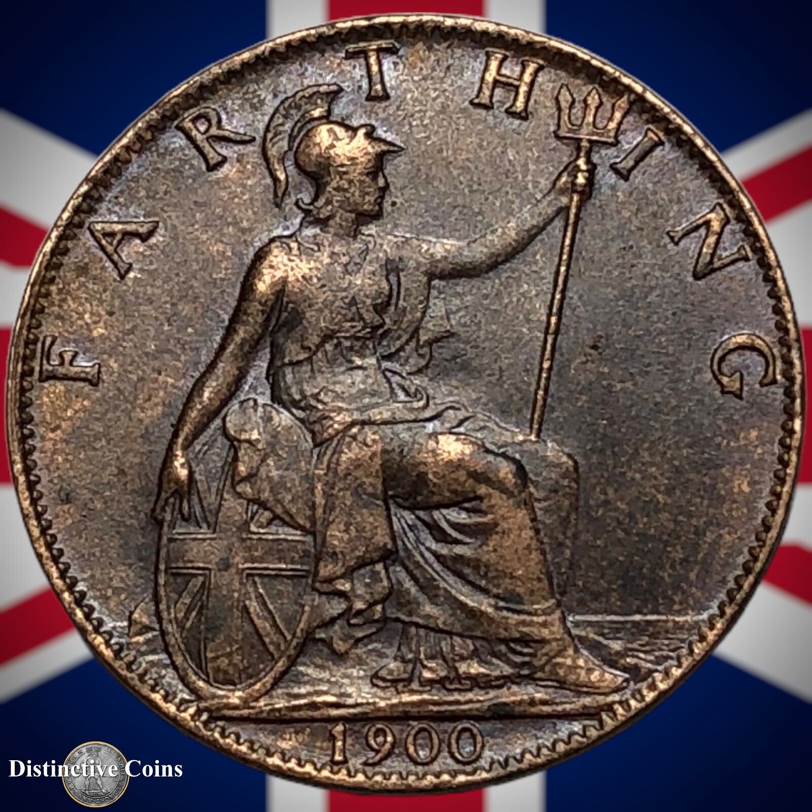 Great Britain 1900 Farthing 1/4d GB4476