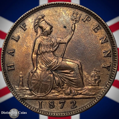 Great Britain 1872 Half Penny 1/2d GB5501