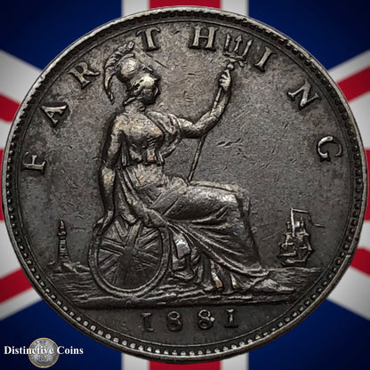 Great Britain 1881 Farthing 1/4d GB3854