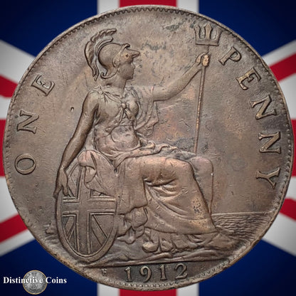Great Britain 1912 H Penny 1d GB6801