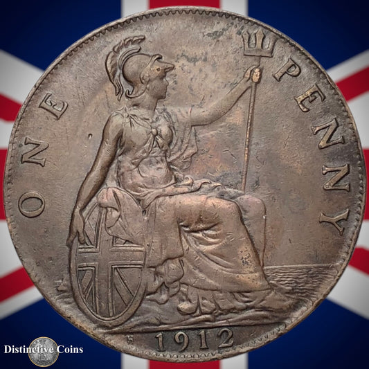 Great Britain 1912 H Penny 1d GB6801