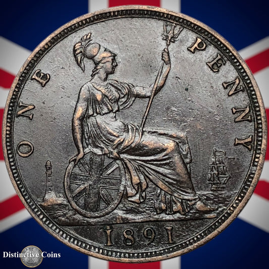 Great Britain 1891 Penny 1d GB6533