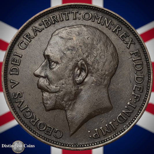 Great Britain 1912 H Penny 1d GB6798