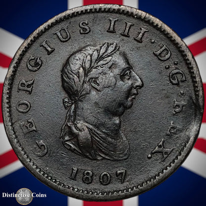 Great Britain 1807 Half Penny 1/2d GB5180